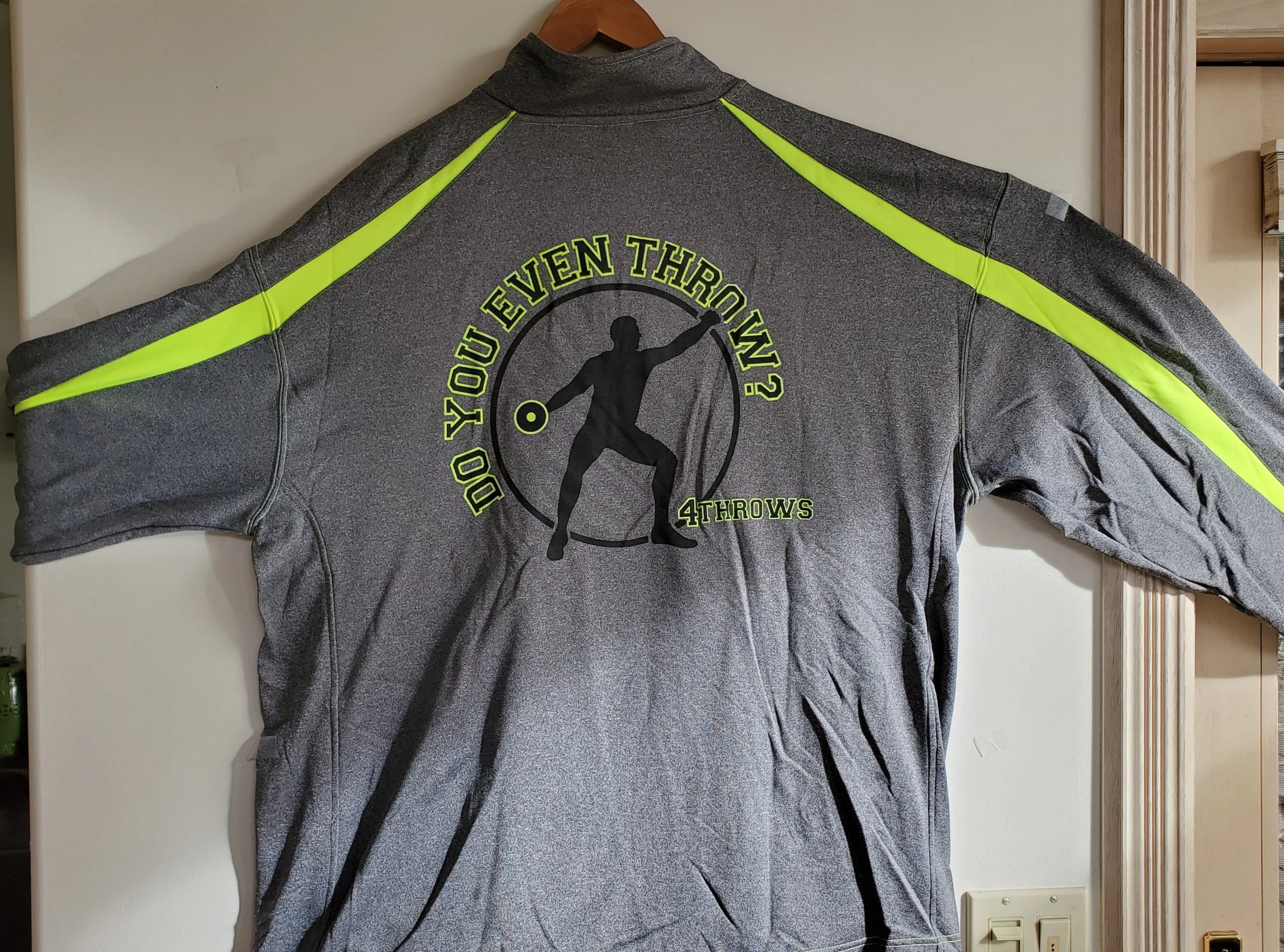 4Throws Athletic Discus Quarter Zip